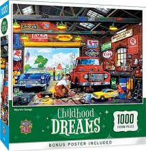 Cover art for Masterpieces 1000 Piece Jigsaw Puzzle for Adults, Family, Or Kids - Wayne's Garage - 19.25"x26.75"