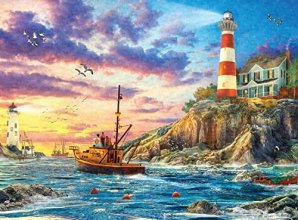 Cover art for Buffalo Games - Evening Fishing - 1000 Piece Jigsaw Puzzle for Adults Challenging Puzzle Perfect for Game Nights - 1000 Piece Finished Size is 26.75 x 19.75