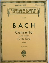 Cover art for Bach Concerto In D minor For the Piano - Vol. 1527