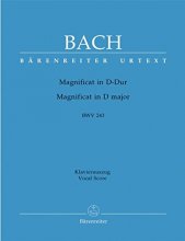 Cover art for JEAN SEBASTIEN BACH : MAGNIFICAT IN D BWV 243 - MAGNIFICAT EN RE MAJEUR - CHANT & REDUCTION PIANO
