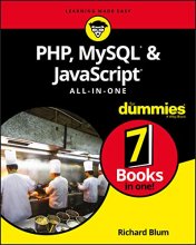 Cover art for PHP, MySQL, & JavaScript All-in-One For Dummies