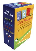 Cover art for Hiaasen 4-Book Trade Paperback Box Set: Chomp; Flush; Hoot; Scat