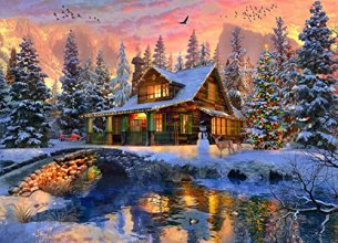 Cover art for Rockies Christmas Jigsaw Puzzle 1000 Piece by Vermont Christmas Company
