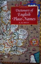 Cover art for A Dictionary of English Place-Names (Oxford Quick Reference)