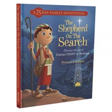 Cover art for DaySpring Inspirational Christmas The Shepherd On The Search Advent Book, Blue (60946)