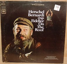 Cover art for Herschel Bernardi Sings Fiddler On The Roof