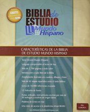 Cover art for Biblia de Estudio Mundo Hispano (Tapa Piel Europea) (Spanish Edition)