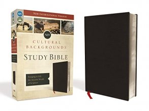 Cover art for NIV, Cultural Backgrounds Study Bible (Context Changes Everything), Bonded Leather, Black, Red Letter: Bringing to Life the Ancient World of Scripture