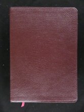 Cover art for The Ryrie NAS Study Bible Genuine Leather Burgundy Red Letter