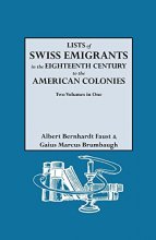 Cover art for Lists of Swiss Emigrants in the Eighteenth Century to the American Colonies 2