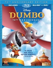 Cover art for Dumbo [70th Anniversary Edition Blu-Ray + DVD]