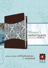 Cover art for Women's Sanctuary Devotional Bible NLT, TuTone (LeatherLike, Espresso/Vintage Floral): A Place of Daily Refreshment and Renewal