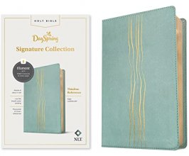 Cover art for NLT Thinline Reference Bible, Filament-Enabled Edition (LeatherLike, Sage, Red Letter): DaySpring Signature Collection