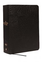 Cover art for NKJV, The MacArthur Study Bible, Large Print, Bonded Leather, Black: Holy Bible, New King James Version