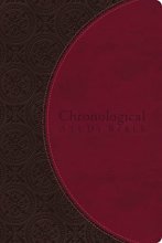 Cover art for NIV, Chronological Study Bible, Leathersoft, Brown/Pink: Holy Bible, New International Version (Signature)