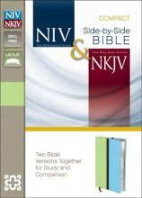 Cover art for NIV, NKJV, Side-by-Side Bible, Compact, Leathersoft, Green/Blue: Two Bible Versions Together for Study and Comparison