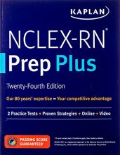 Cover art for NCLEX-RN Prep Plus: 2 Practice Tests + Proven Strategies + Online + Video (Kaplan Test Prep)