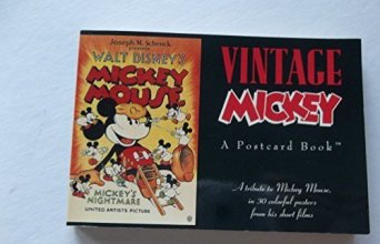 Cover art for Vintage Mickey: A Postcard Book