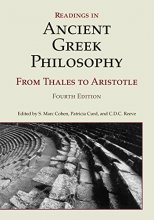 Cover art for Readings in Ancient Greek Philosophy: From Thales to Aristotle, 4th Edition