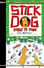 Cover art for Stick Dog Comes to Town: A Christmas Holiday Book for Kids (Stick Dog #12)