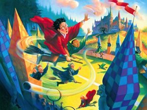 Cover art for New York Puzzle Company - Harry Potter Quidditch - 1000 Piece Jigsaw Puzzle