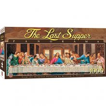Cover art for MasterPieces 1000 Piece Jigsaw Puzzle for Adults, Family, Or Kids - The Last Supper - 13"x39"