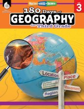 Cover art for 180 Days of Geography for Third Grade (180 Days of Practice)