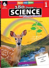 Cover art for 180 Days of Science: Grade 1 - Daily Science Workbook for Classroom and Home, Cool and Fun Interactive Practice, Elementary School Level Activities ... (180 Days of: Practice - Assess - Diagnose)