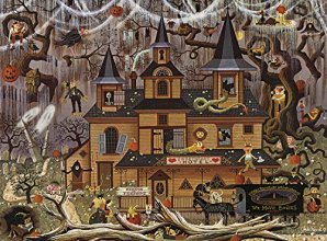 Cover art for Buffalo Games - Charles Wysocki - Trick or Treat Hotel - 1000 Piece Jigsaw Puzzle