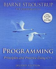 Cover art for Programming: Principles and Practice Using C++ (2nd Edition)