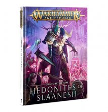 Cover art for Games Workshop Warhammer Age of Sigmar Battletome Hedonites of Slaanesh Book