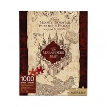 Cover art for AQUARIUS Harry Potter Puzzle Marauder's Map (1000 Piece Jigsaw Puzzle) - Officially Licensed Harry Potter Merchandise & Collectibles - Glare Free - Precision Fit - 20x27in