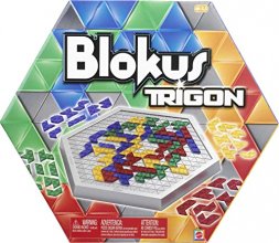 Cover art for Mattel Games Blokus Trigon Board Game, Family Game for Kids and Adults, Use Strategy to Block Your Opponent, Easy to Learn (Amazon Exclusive)