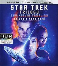 Cover art for Star Trek Trilogy: The Kelvin Timeline: Star Trek / Into Darkness / Beyond (3 4k Ultra HD & 3 Blu-ray)