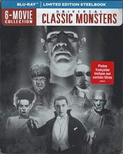 Cover art for Universal Classic Monsters - 6 Movie Collection Limited Edition Steelbook (Blu-ray)
