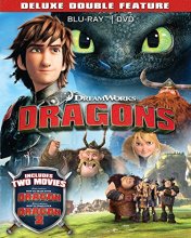 Cover art for Dragons Deluxe Double Feature (How to Train Your Dragon / How to Train Your Dragon 2) [Blu-ray]