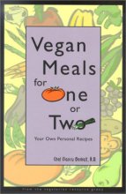 Cover art for Vegan Meals for One or Two: Your Own Personal Recipes