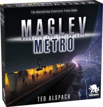 Cover art for Maglev Metro Board Game, Strategy Board Game for Adults and Family, Tile Laying, Engine Building, Fun Pick Up and Deliver Gameplay, Futuristic Theme