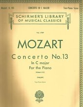 Cover art for Mozart: Concerto No. 13 in C major for the Piano (Two-Piano Score)