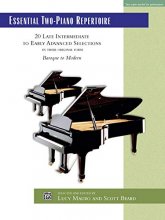 Cover art for Essential Two-Piano Repertoire: 20 Late Intermediate to Early Advanced Selections in Their Original Form, Comb Bound Book (Alfred Masterwork Edition: Essential Keyboard Repertoire)
