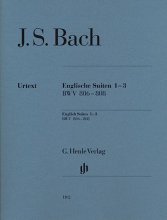 Cover art for Bach: English Suites 1-3, BWV 806-808 [Without Fingering] (English, German and French Edition)