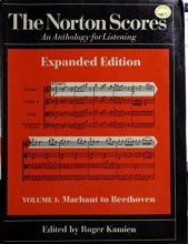 Cover art for The Norton Scores, Volume 1: Machaut to Beethoven (Expanded Edition)