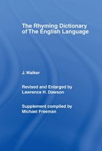Cover art for Walker's Rhyming Dictionary of the English Language