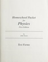 Cover art for Home Study Packet for Saxon Physics: Test Forms