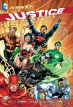 Cover art for Johns, Geoff's Justice League Vol. 1: Origin (The New 52) Hardcover