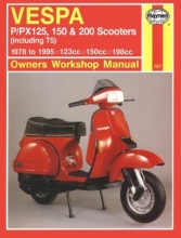 Cover art for Vespa P / PX 125, 150 & 200 Scooters (Including T5) 1978 to 1995 (Haynes Motorcycle Repair Manuals)