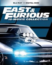 Cover art for Fast & Furious 10-Movie Collection - Blu-ray + Digital