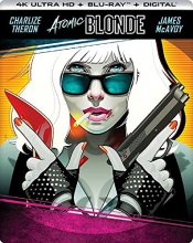 Cover art for ATOMIC BLONDE (4K UHD/Blu-ray/Digital HD Steelbook)