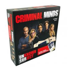 Cover art for Criminal Minds Unknown Subject - Unsub - Fast-Paced Social Deduction Game - Play as Characters from The Hit Show - Ages 14+ - 5–8 Players
