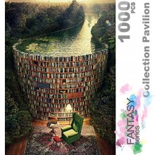 Cover art for Ingooood- Jigsaw Puzzles 1000 Pieces for Adults- Fantasy Series- Collection Pavilion_IG-0292 Entertainment Toys for Adult Special Graduation or Birthday Gift Home Decor